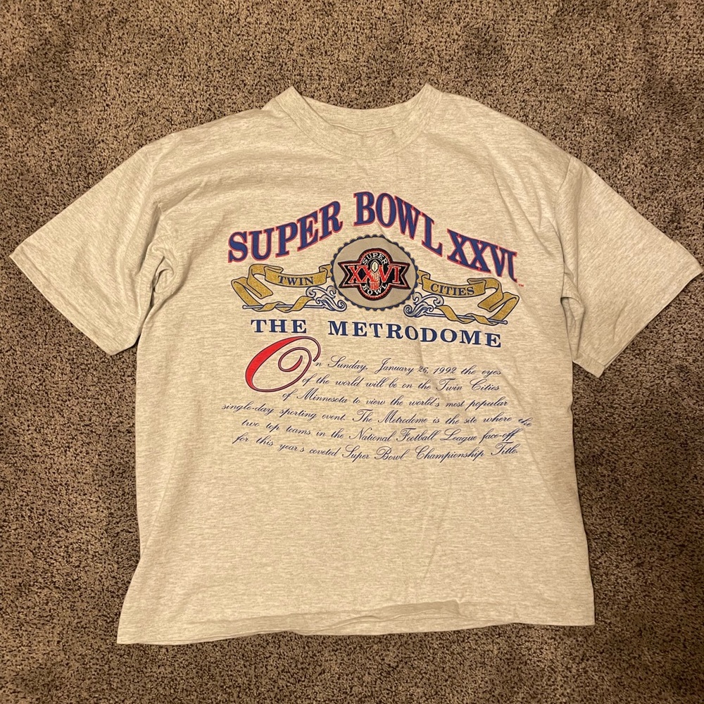 M Vintage Super Bowl XXVI Tee